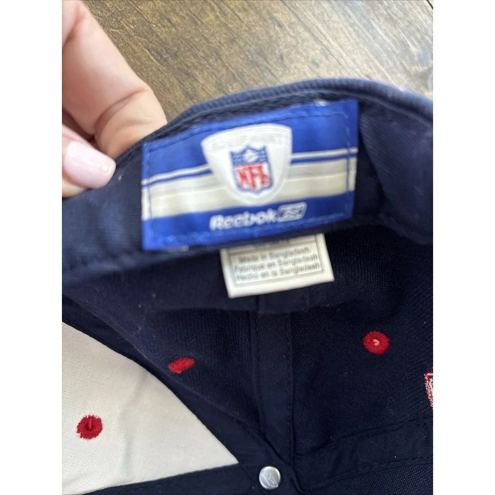 Vintage Dallas Cowboys Reebok NFL Big Star Logo Americas Team Patriot Cap 90s
